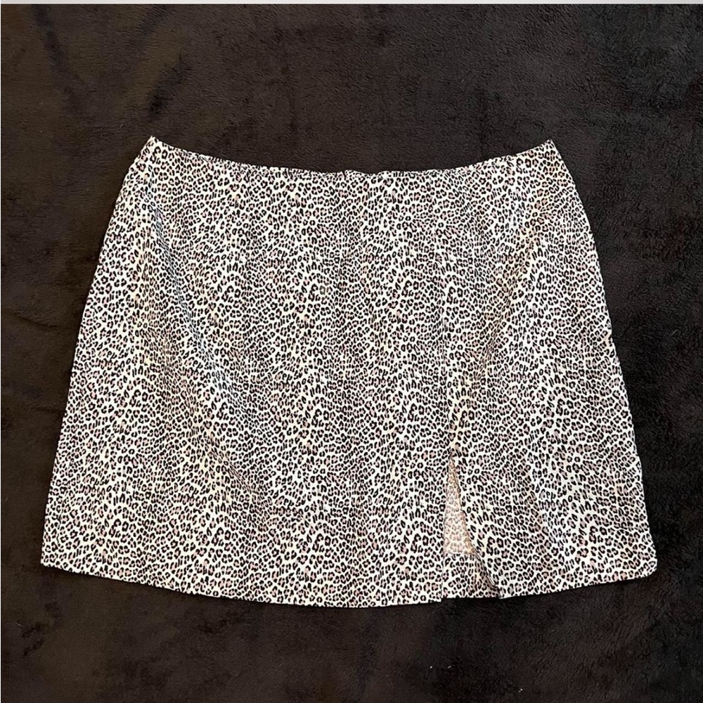 Leopard Print Women's Skirt